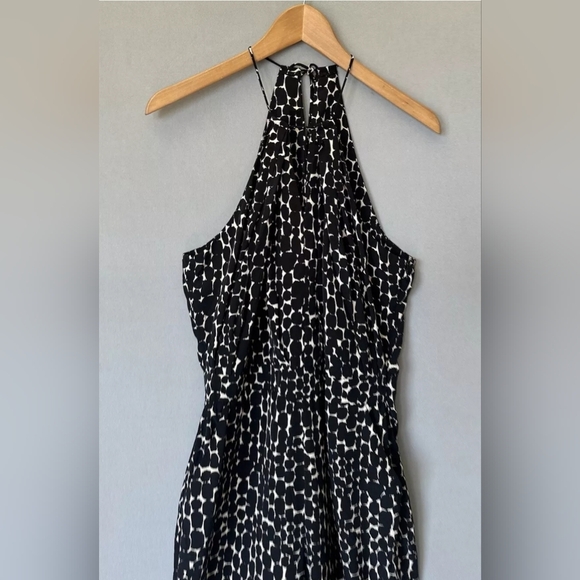 Banana Republic Jumpsuit Romper Women Size 8 Black White - Picture 4 of 8
